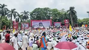 সোহরাওয়ার্দী উদ্যানে ইসলামী আন্দোলনের মহাসমাবেশে জনতার ঢল