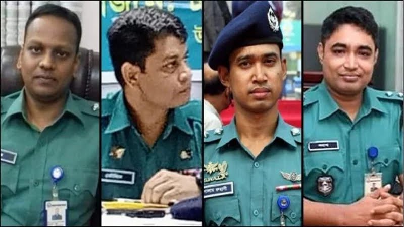 রাব্বানীর ভাই এএসপি রুহানীসহ বরখাস্ত ৪ পুলিশ কর্মকর্তা