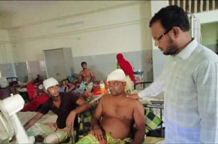 সিংড়ায় বিএনপি-জামায়াত সংঘর্ষ, ১০ জন আহত