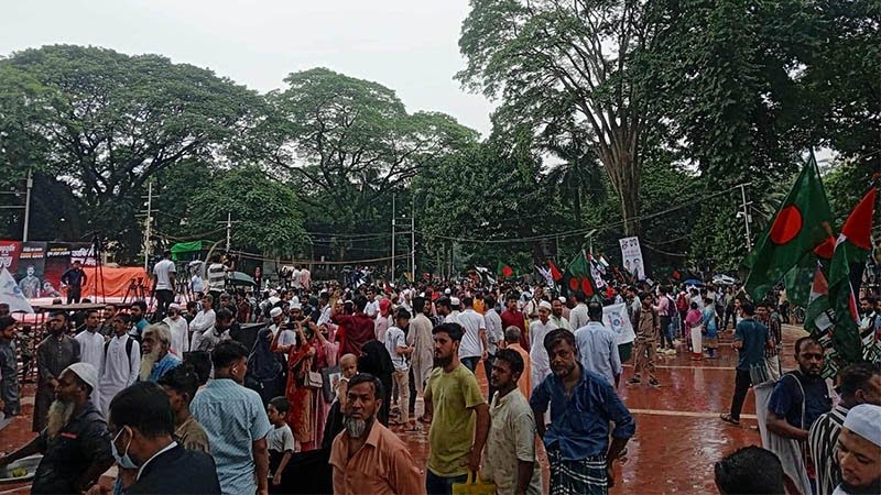 শহীদ মিনারে এনসিপির সমাবেশের সর্বশেষ
