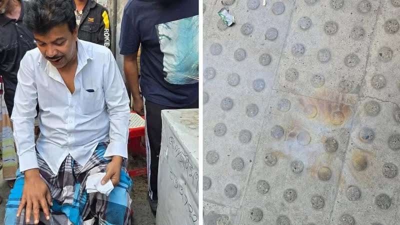 রাজধানীতে ককটেল বিস্ফোরণে পথচারী আহত