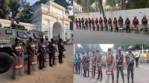 ট্রাইব্যুনালে কড়া নিরাপত্তা, বিজিবি-পুলিশের অবস্থান, সেনাবাহিনীর টহল