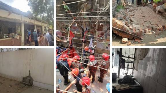 ভূমিকম্পে নিহতের সংখ্যা বেড়ে ১০, আহত ৬ শতাধিক