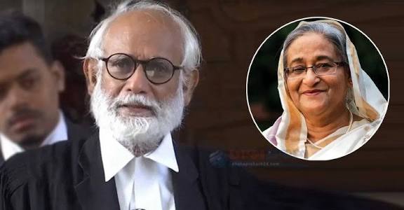 গুমের ২ মামলায় শেখ হাসিনার পক্ষে রাষ্ট্রনিযুক্ত আইনজীবী জেড আই খান পান্না