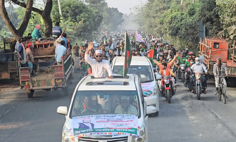 আল্লাহ আগামীতে যেন দাঁড়িপাল্লাকে সংসদে পাঠায়: আমির হামজা