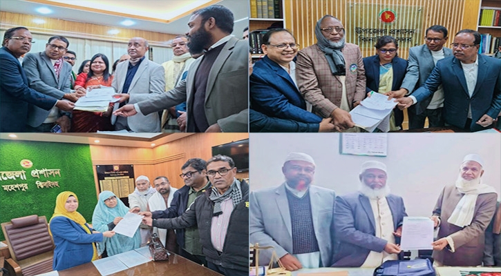 ঝিনাইদহের ৪ আসনে মনোনয়নপত্র জমা দিলেন ২৭ প্রার্থী