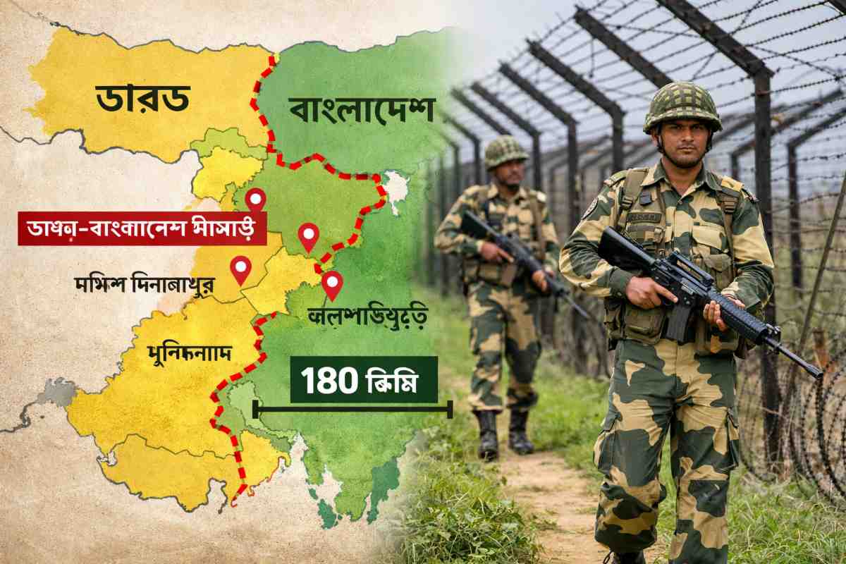 ভারত-বাংলাদেশ সীমান্তে কাঁটাতারের বেড়া দেওয়ার কড়া নির্দেশ ভারতের