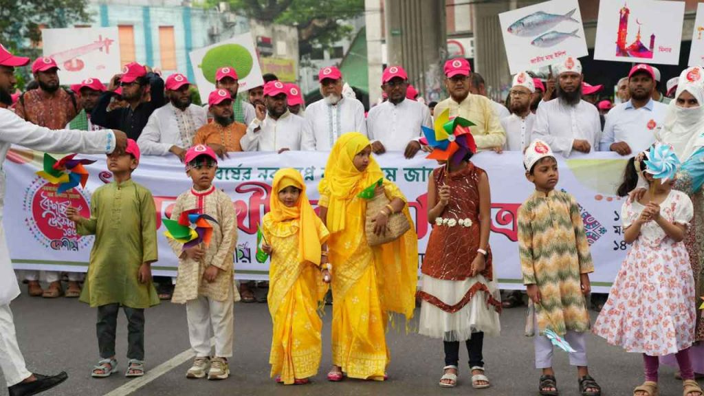 রাজধানীতে জামায়াতের বর্ণাঢ্য বৈশাখী শোভাযাত্রা: দেশীয় সংস্কৃতি রক্ষার আহ্বান