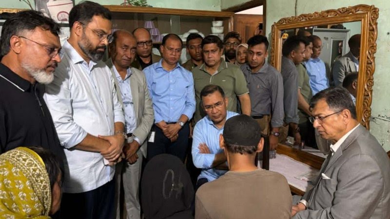 নিহত রামিসার বাসায় প্রধানমন্ত্রী তারেক রহমান